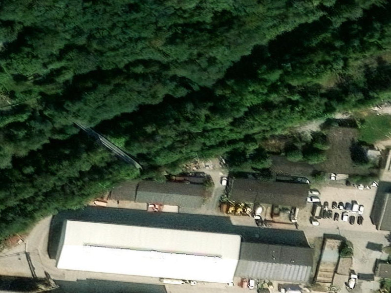 Plzeň Forested Industrial Hangar