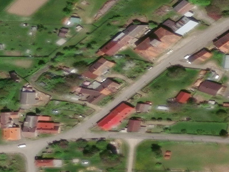 Crimson Roofs of Plzeň Hamlet