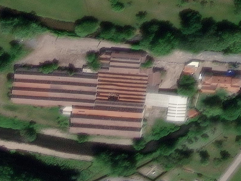 Striped Roofs of Épinal's Silent Asylum